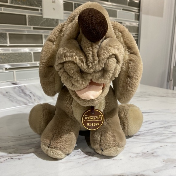 Vintage Ganz Wrinkles dog plush 1984 stuffed animal - Picture 5 of 8